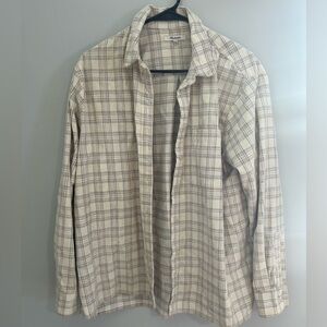 Madewell Women’s oversized flannel